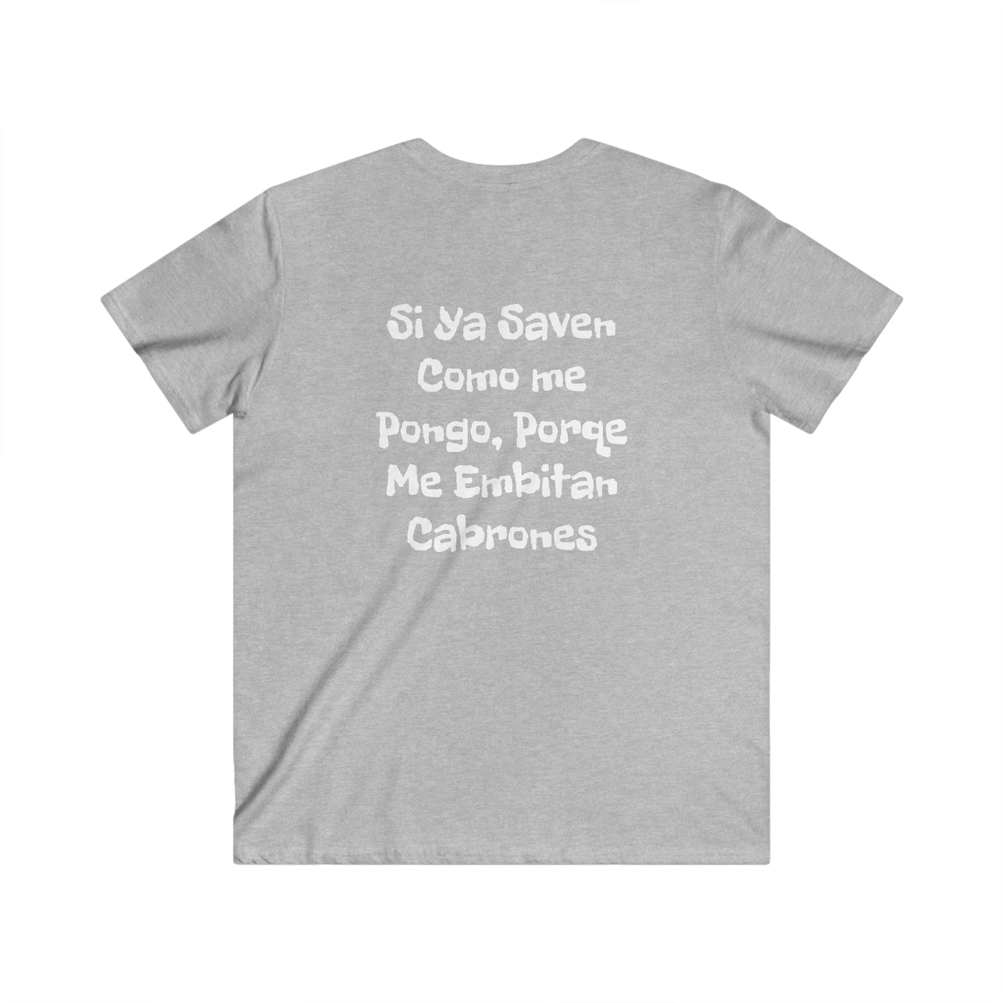 Men's Fitted V-Neck Short Sleeve Tee