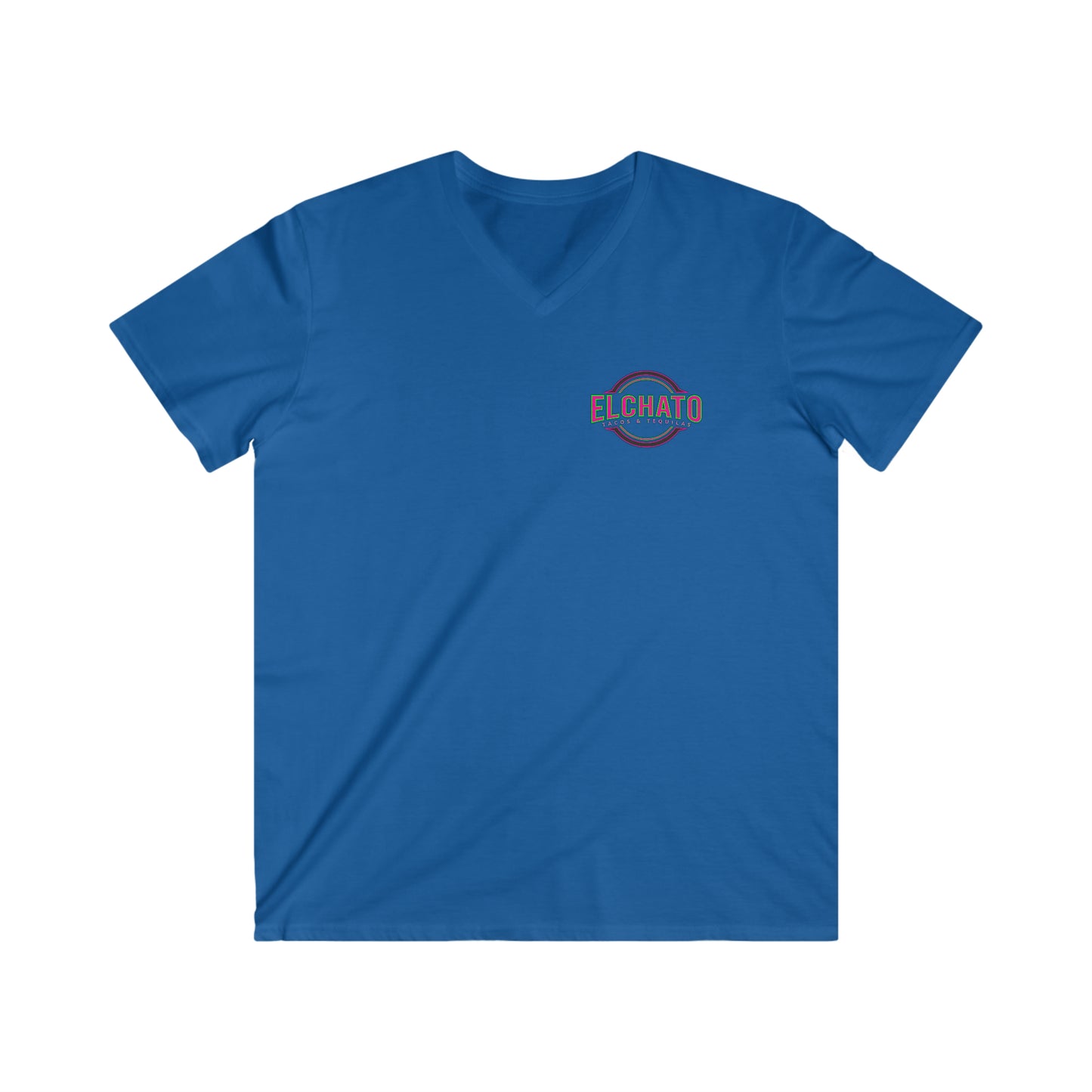 Men's Fitted V-Neck Short Sleeve Tee