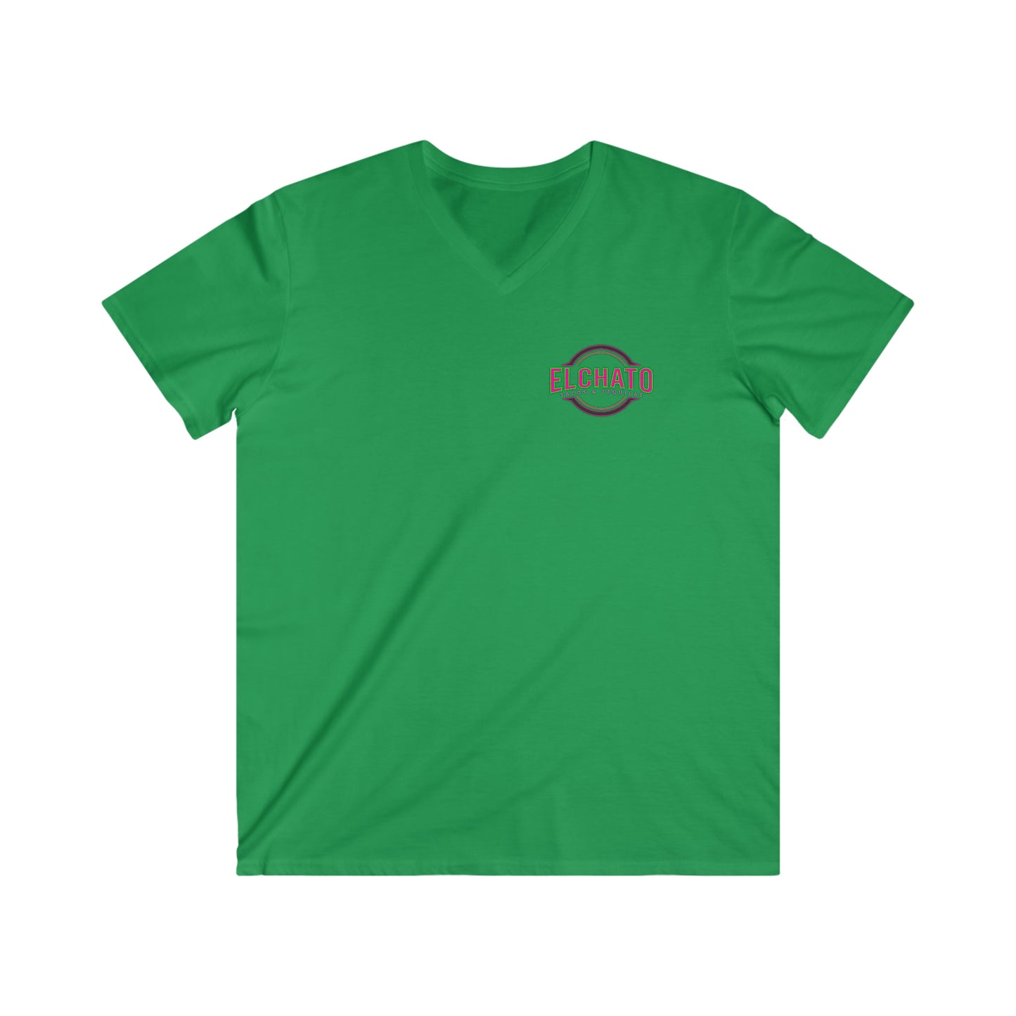 Men's Fitted V-Neck Short Sleeve Tee