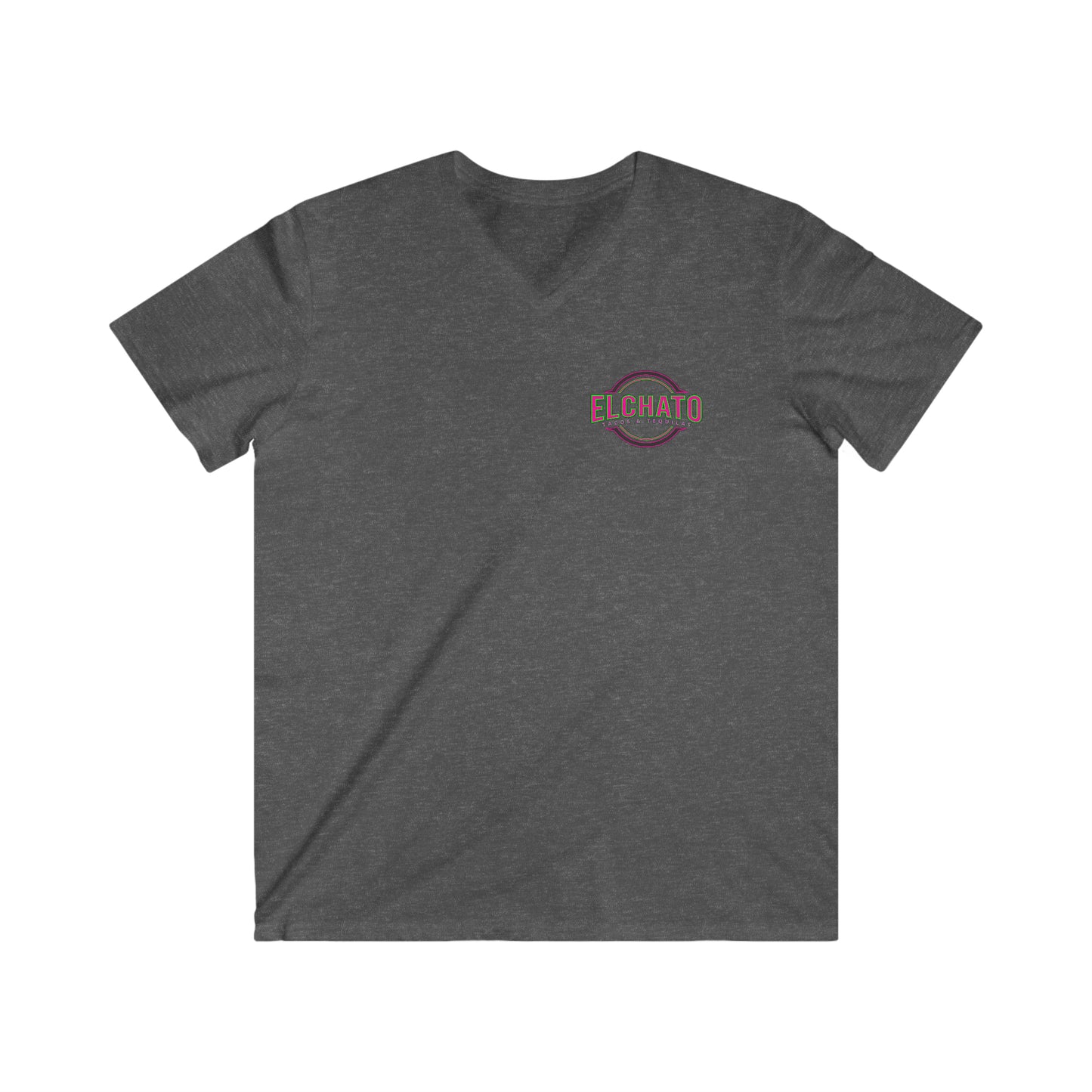 Men's Fitted V-Neck Short Sleeve Tee