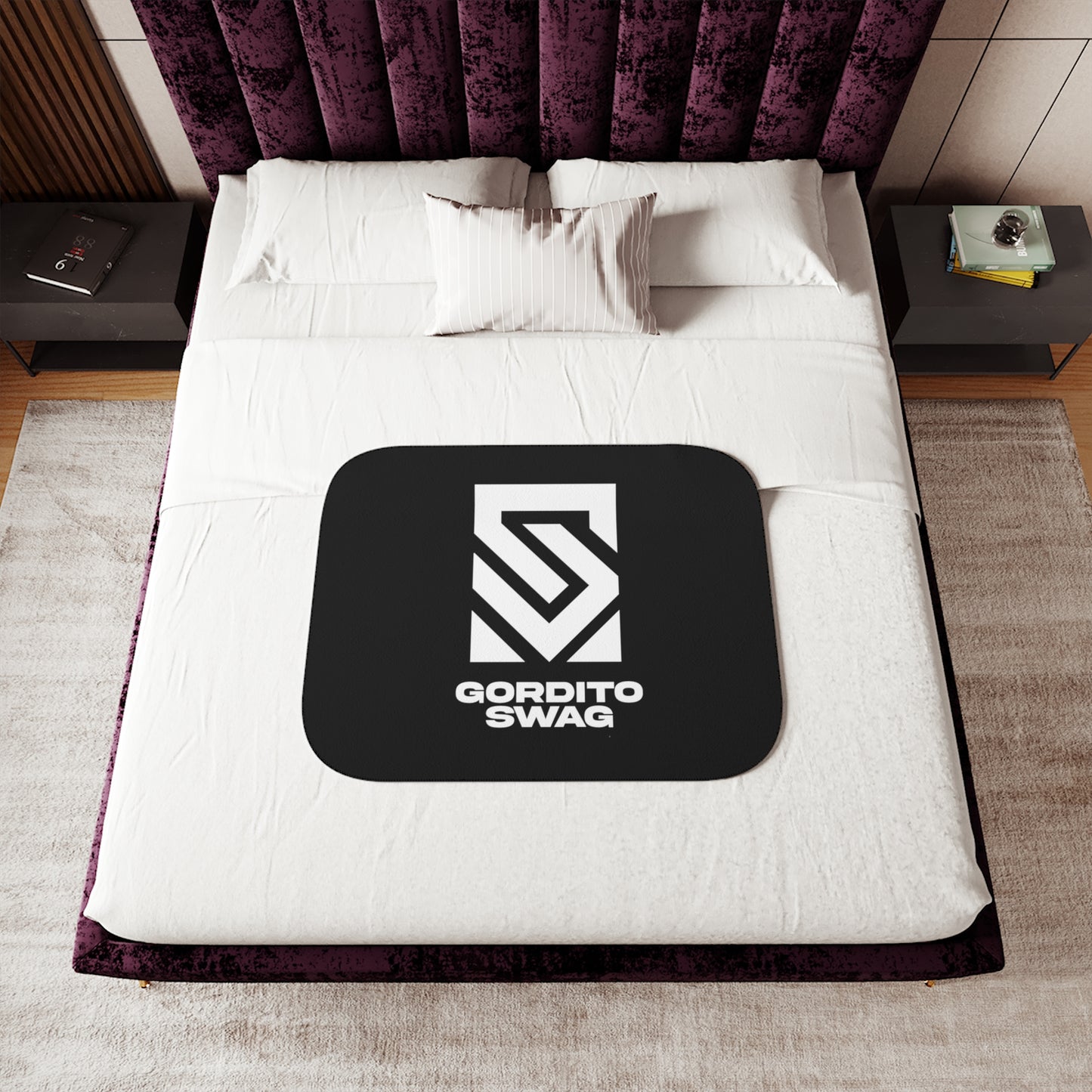 Cuddle with el Gordito Sherpa Blanket, Two Colors