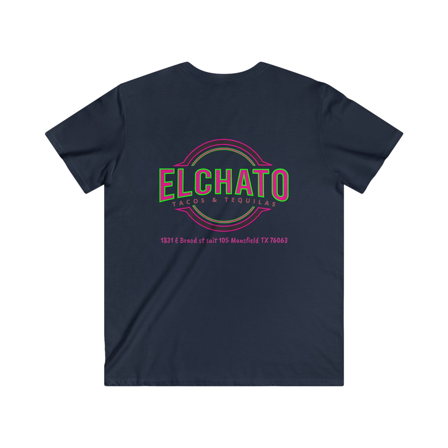 Men's Fitted V-Neck Short Sleeve Tee