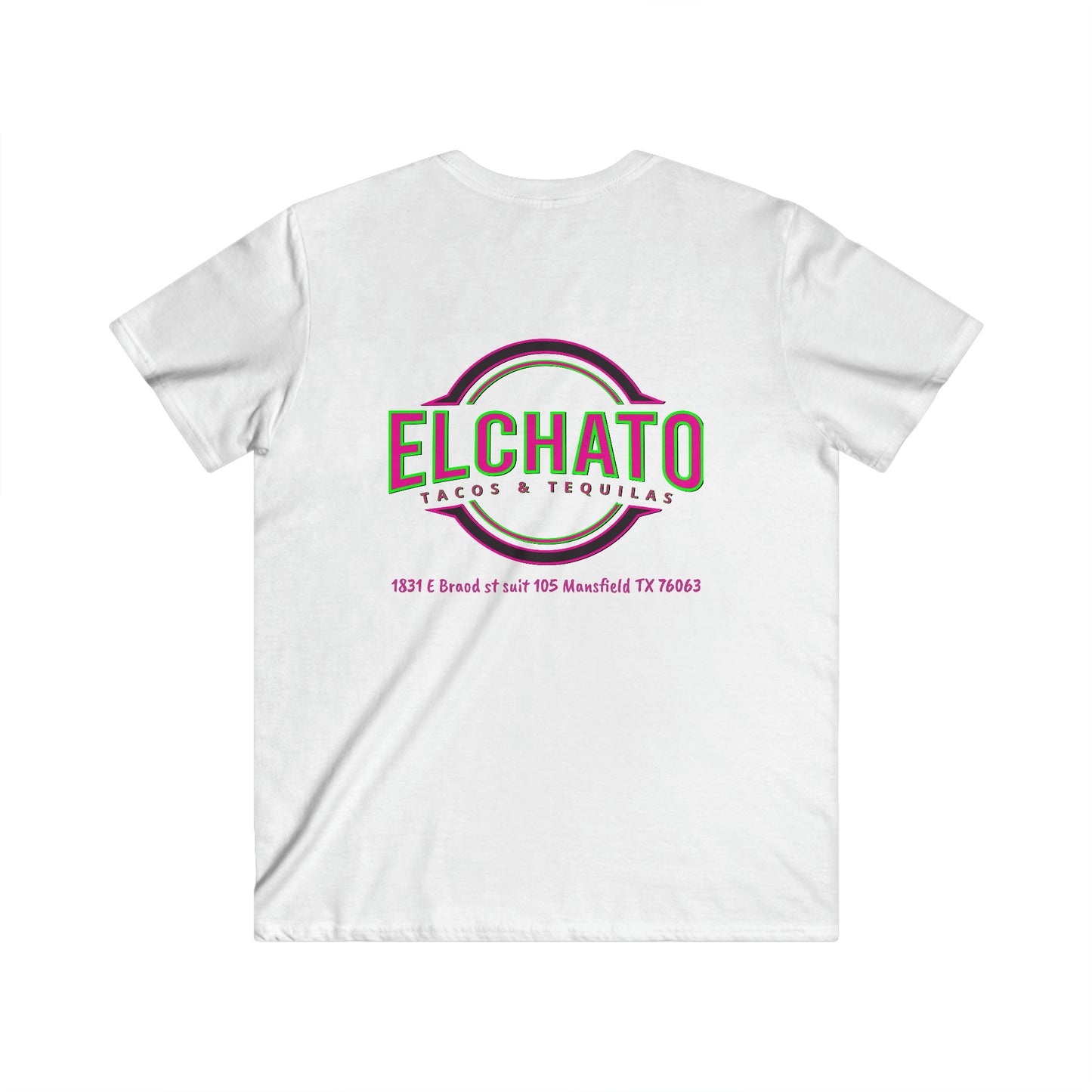 Men's Fitted V-Neck Short Sleeve Tee