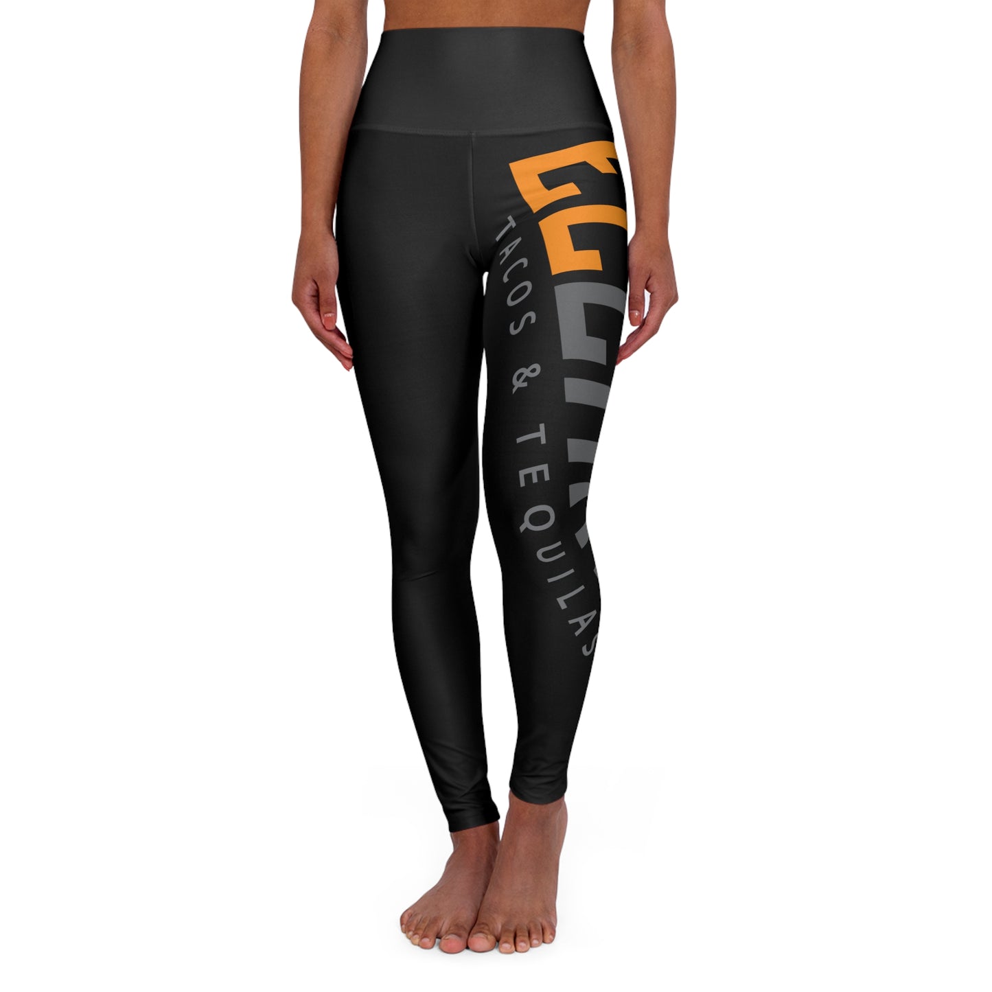 High Waisted Yoga Leggings (AOP)