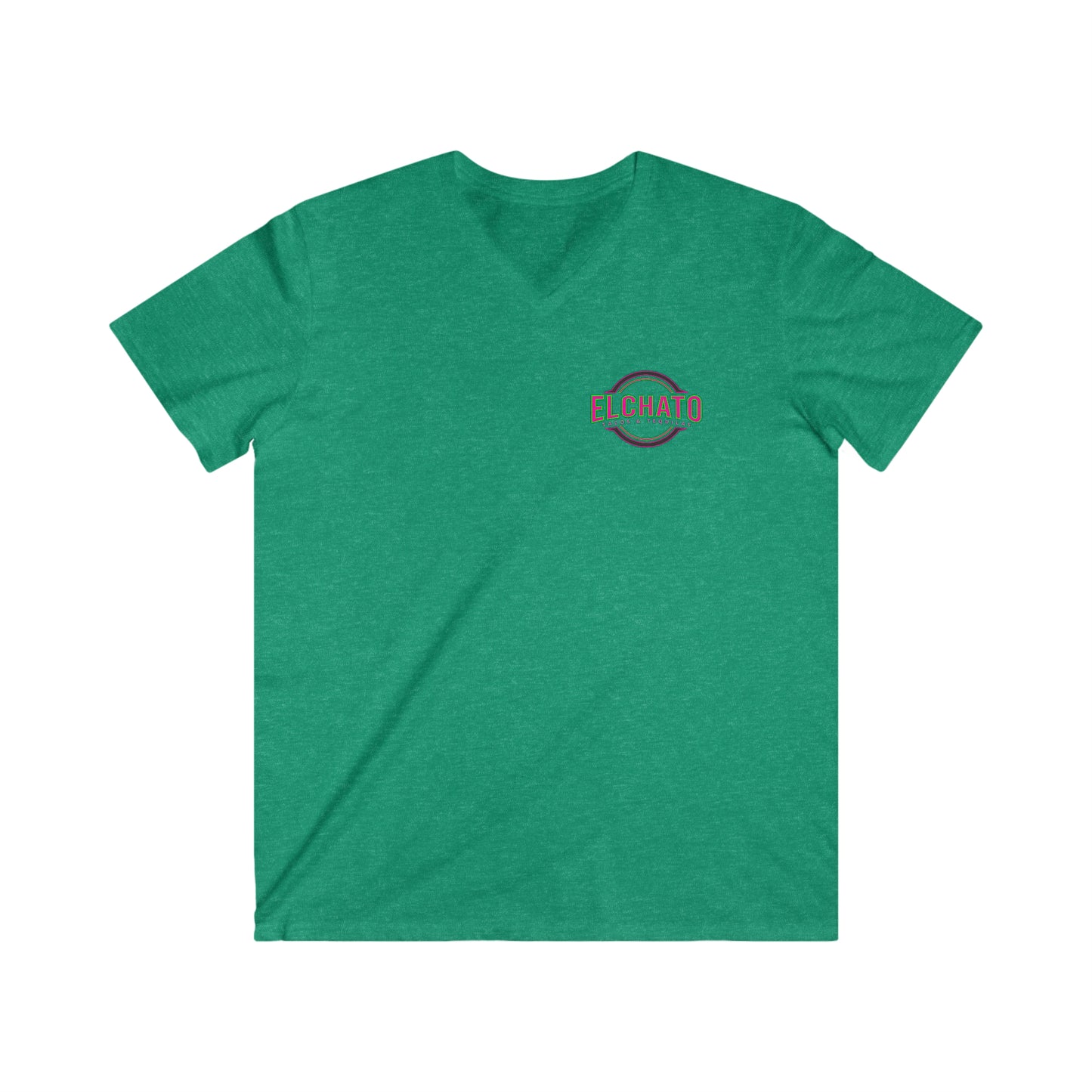 Men's Fitted V-Neck Short Sleeve Tee