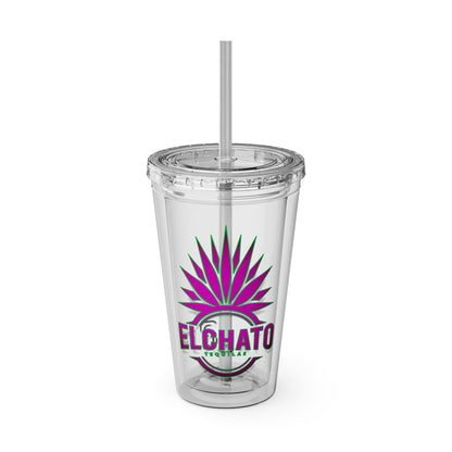 Sunsplash Tumbler with Straw, 16oz