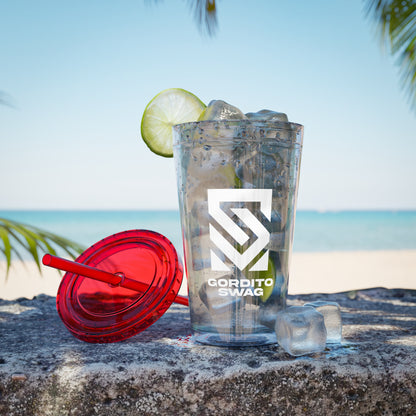 Sunsplash Tumbler with Straw, 16oz