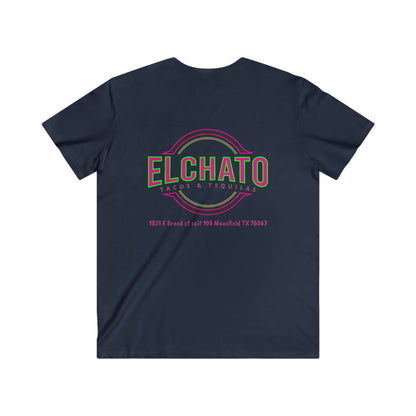 Men's Fitted V-Neck Short Sleeve Tee