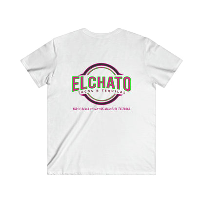 Men's Fitted V-Neck Short Sleeve Tee