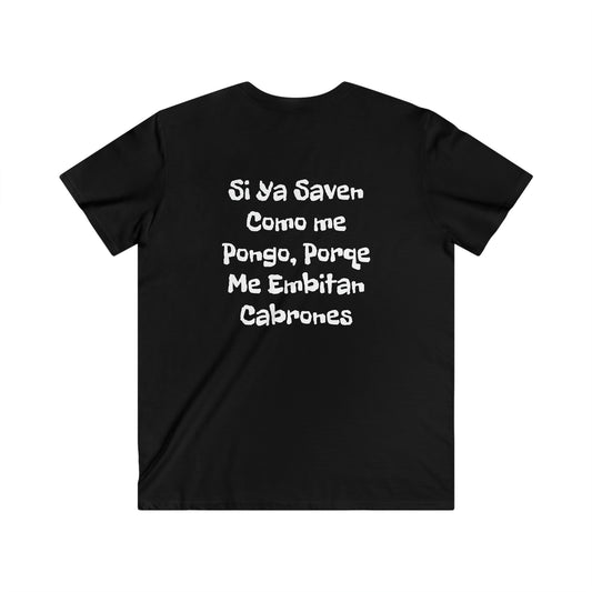 Men's Fitted V-Neck Short Sleeve Tee