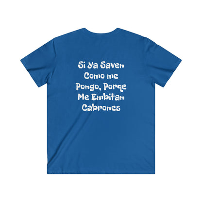 Men's Fitted V-Neck Short Sleeve Tee