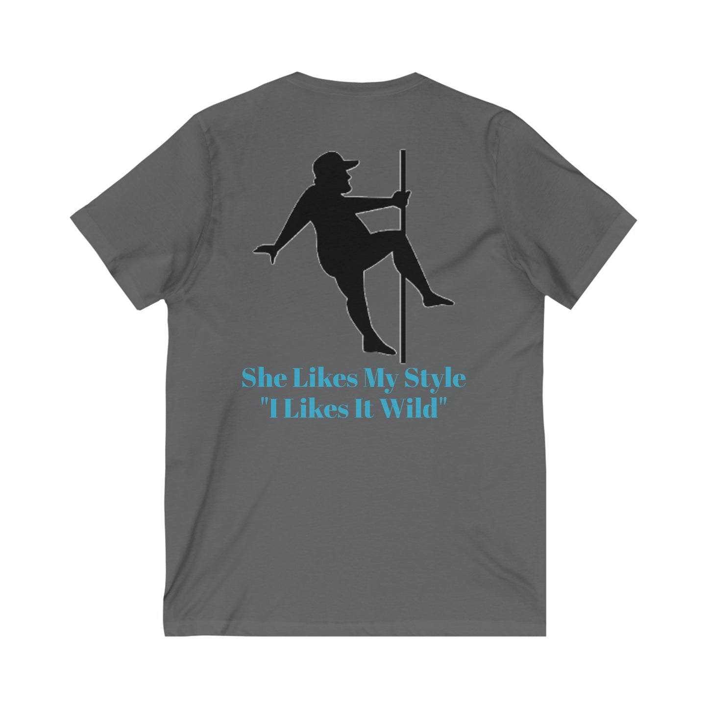 Unisex Jersey Short Sleeve V-Neck Tee