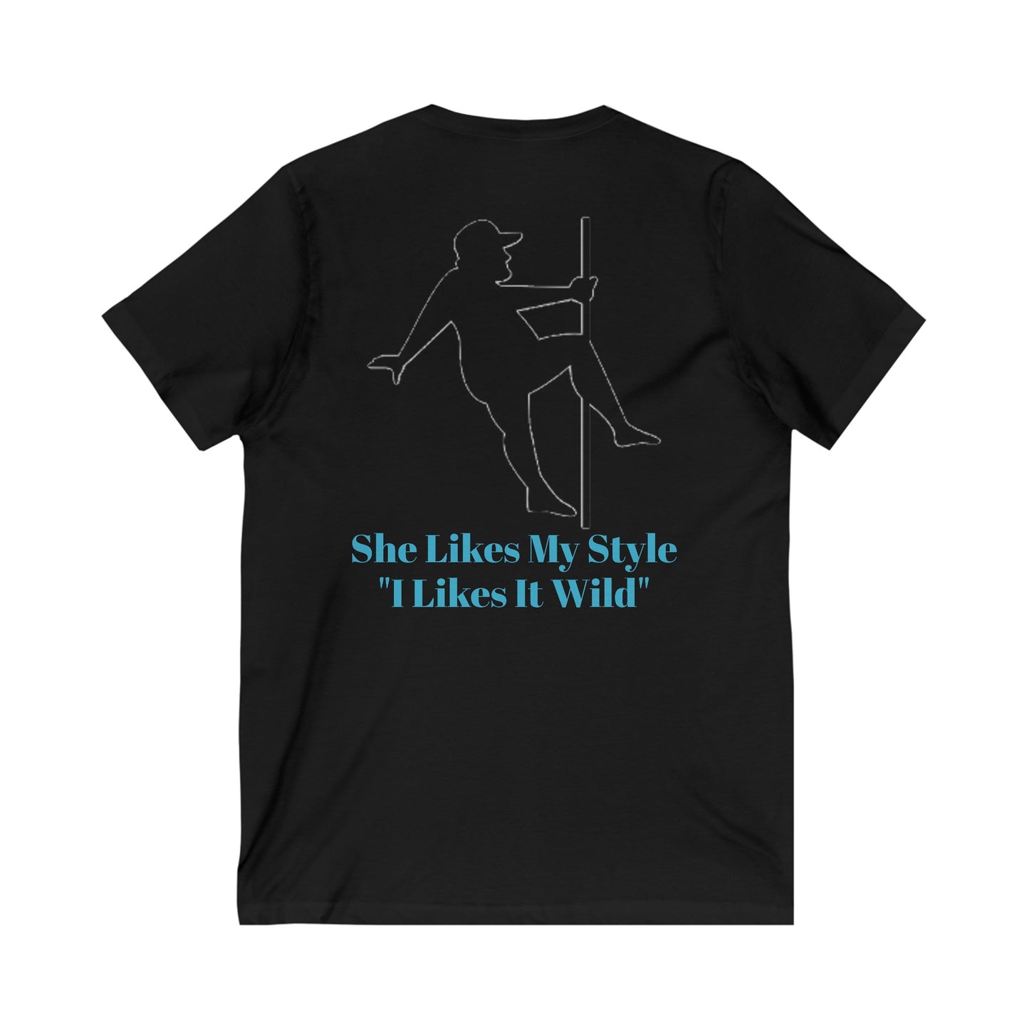 Unisex Jersey Short Sleeve V-Neck Tee