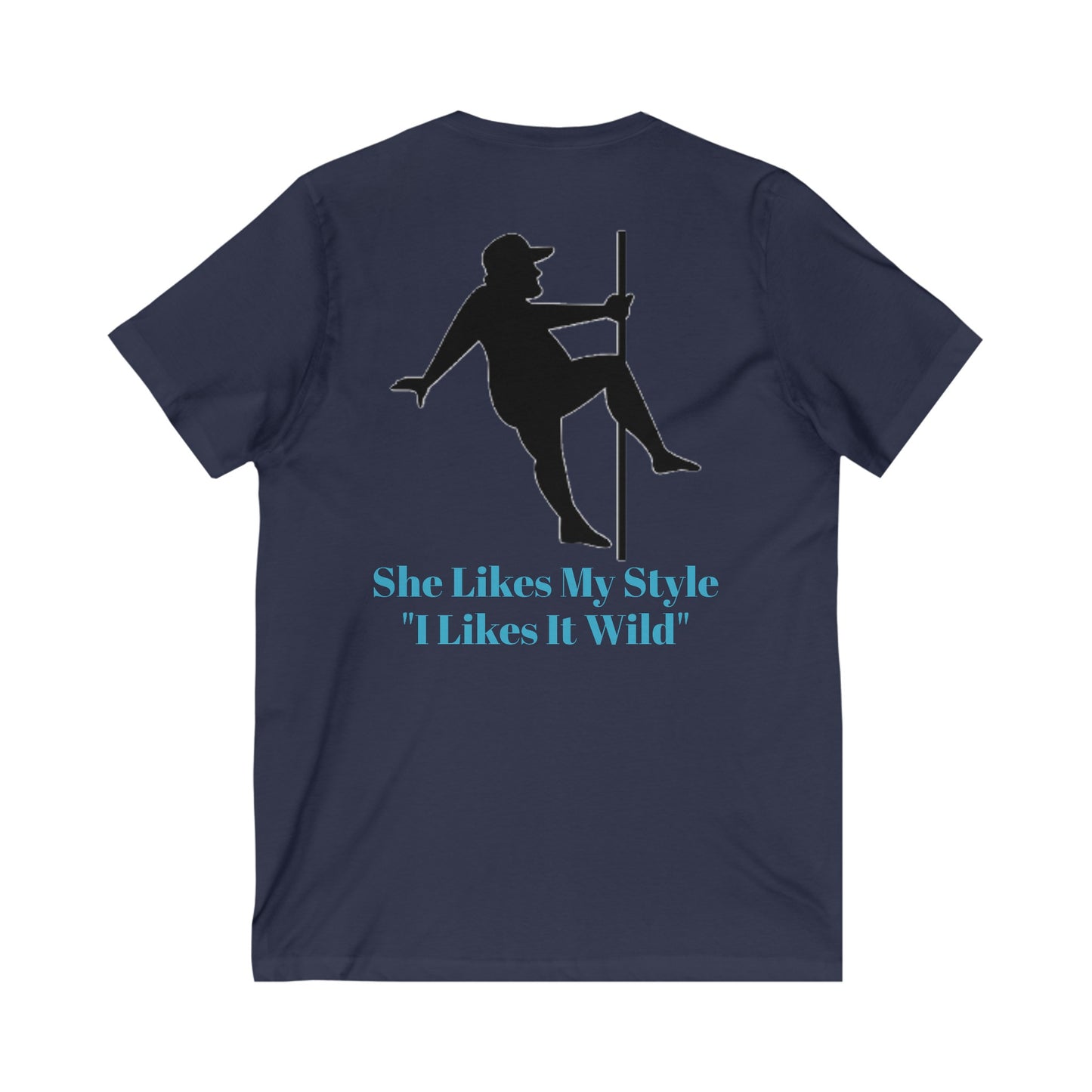 Unisex Jersey Short Sleeve V-Neck Tee