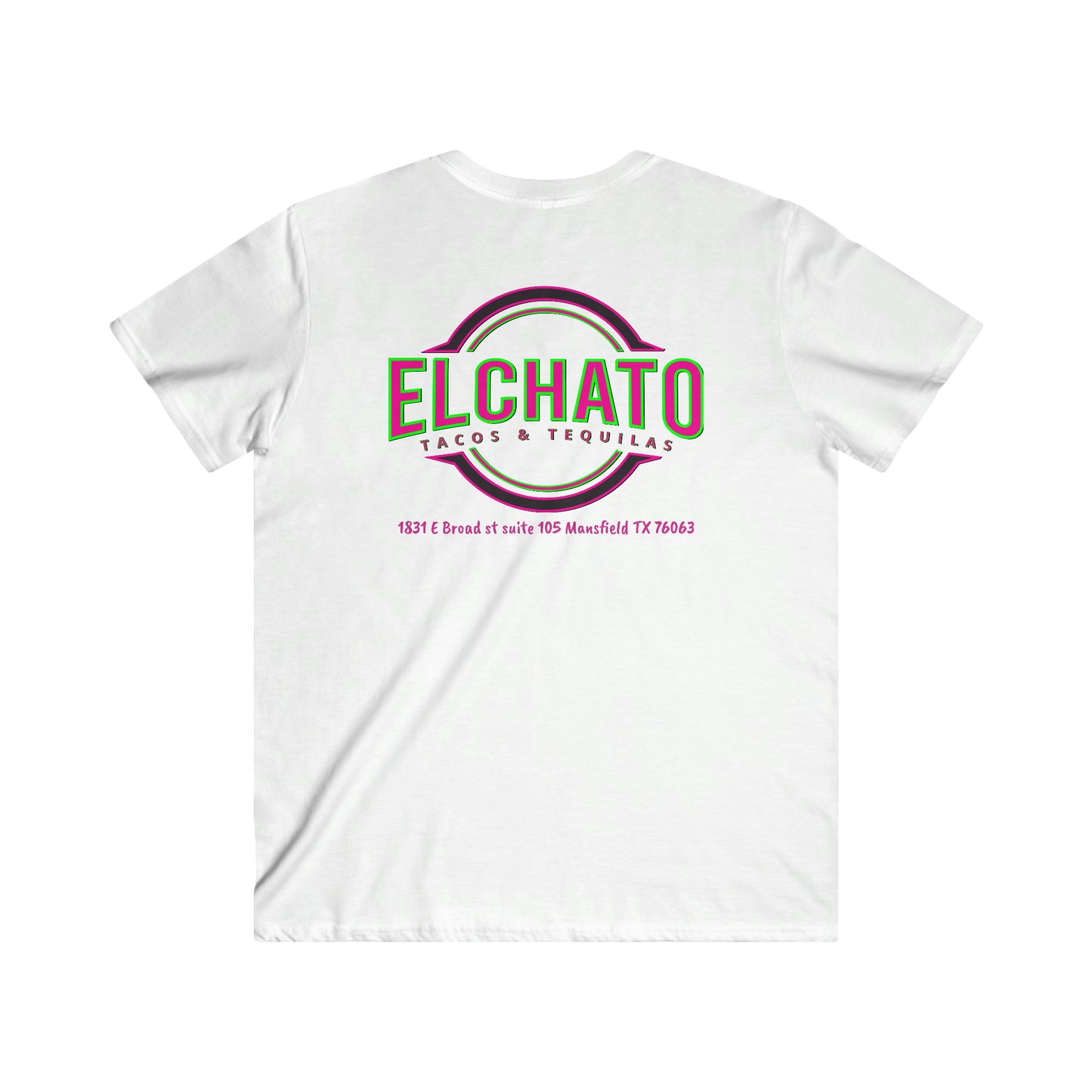 Men's Fitted V-Neck Short Sleeve Tee