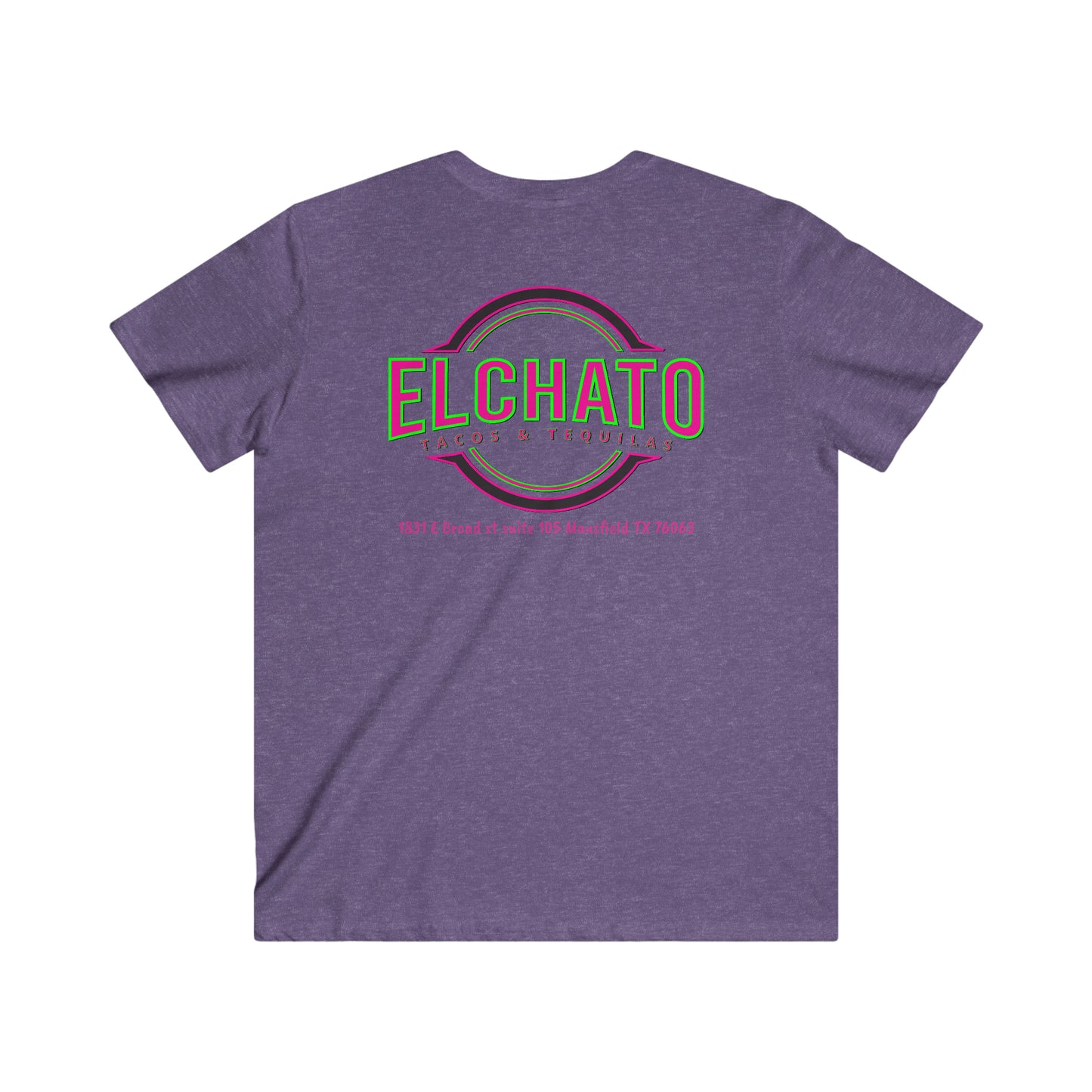 Men's Fitted V-Neck Short Sleeve Tee