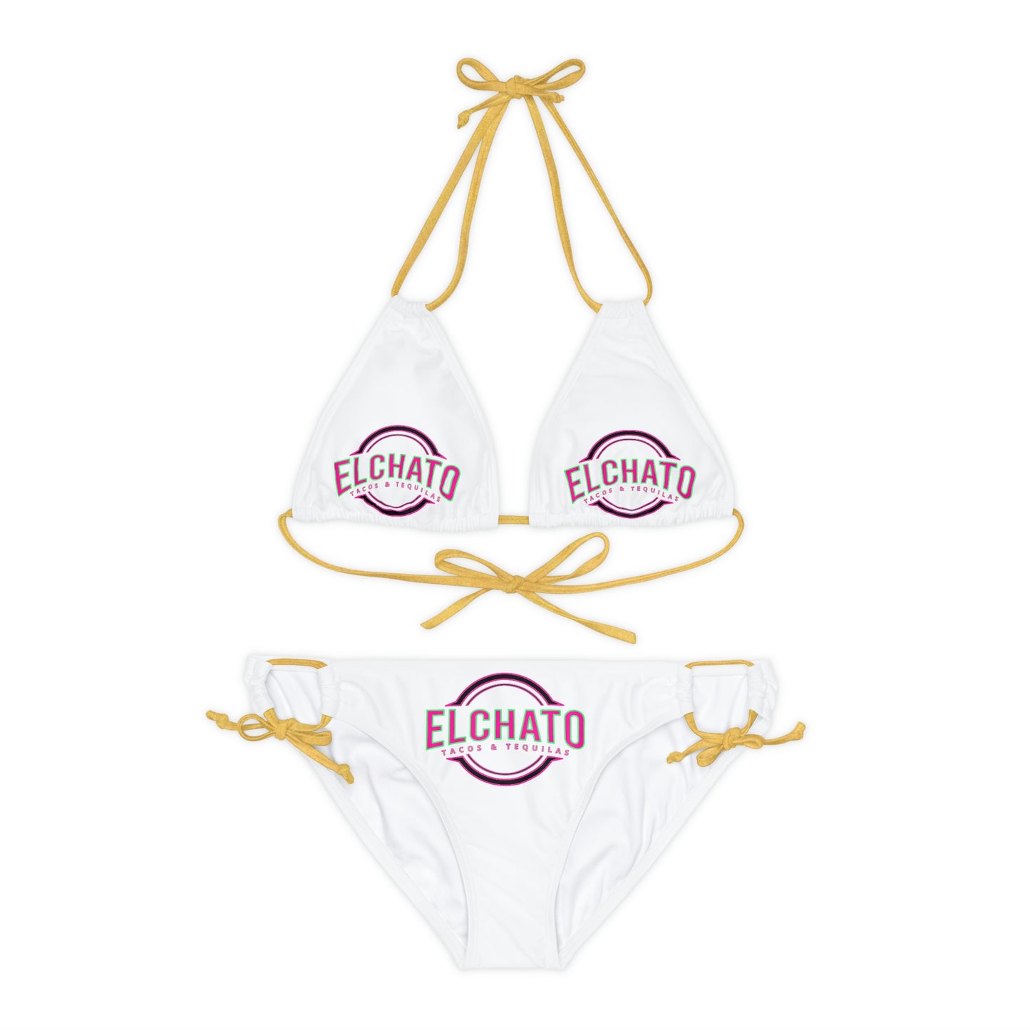 Strappy Bikini Set (AOP)