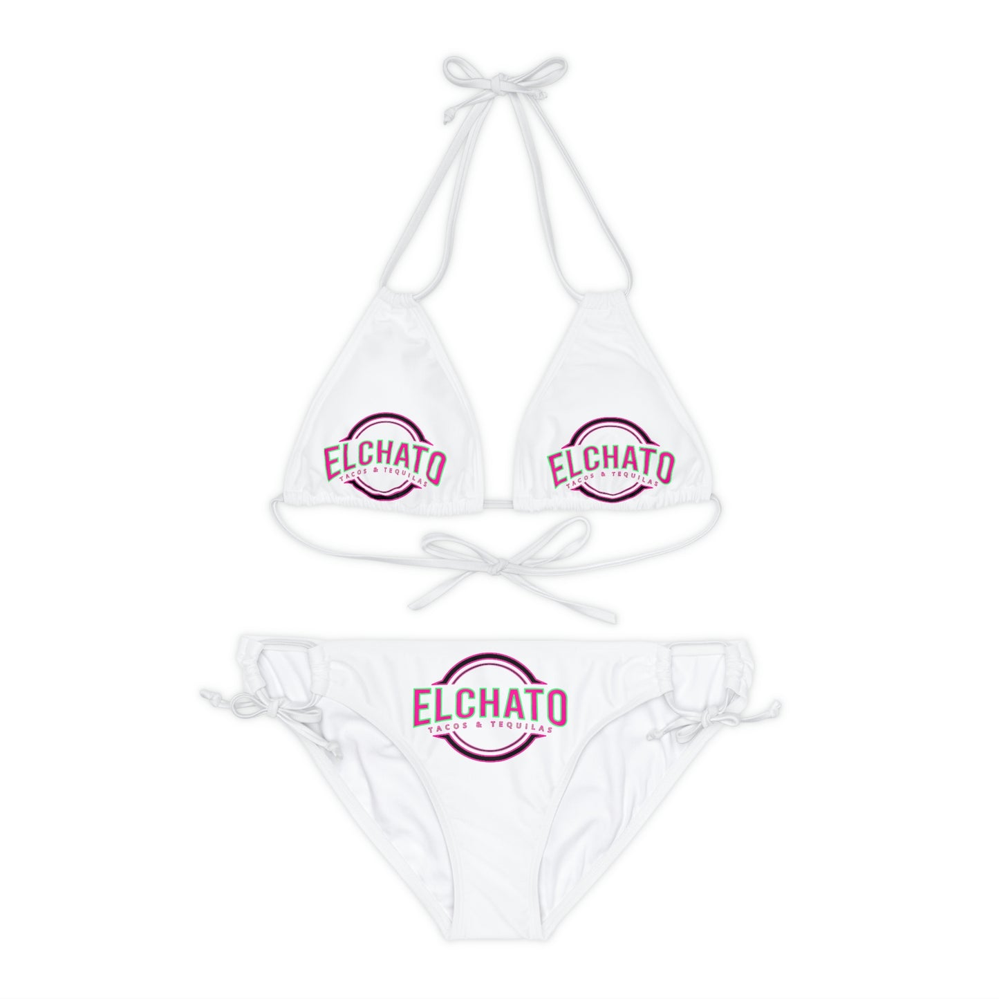 Strappy Bikini Set (AOP)