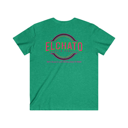 Men's Fitted V-Neck Short Sleeve Tee