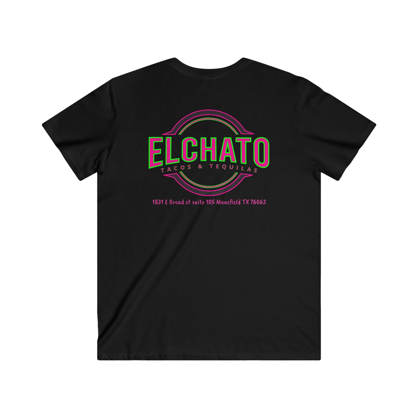 Men's Fitted V-Neck Short Sleeve Tee
