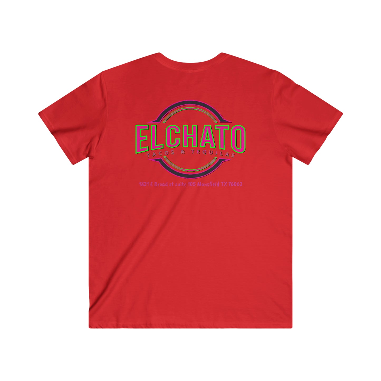 Men's Fitted V-Neck Short Sleeve Tee