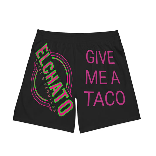 Men's Elastic Beach Shorts (AOP)